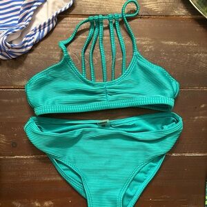 Girls swimsuits - 4 and coverup pants